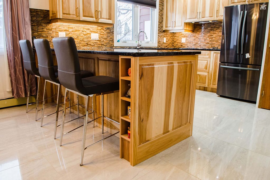 kitchen backsplash and flooring tiles installed by The Tile Centre, Brandon Manitoba MB